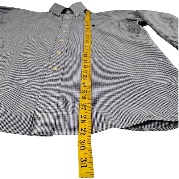 Ralph Lauren Men's Blue, White, and Black Checkered Shirt, Neck 15 32-33 - Picture 5 of 9